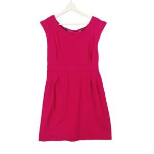 MARC JACOBS MMJ Sleeveless Shift Dress Womens Size M Electric Magenta Pink‎ Knee